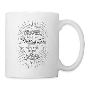 Travel - Tasse - Weiß - Rechts