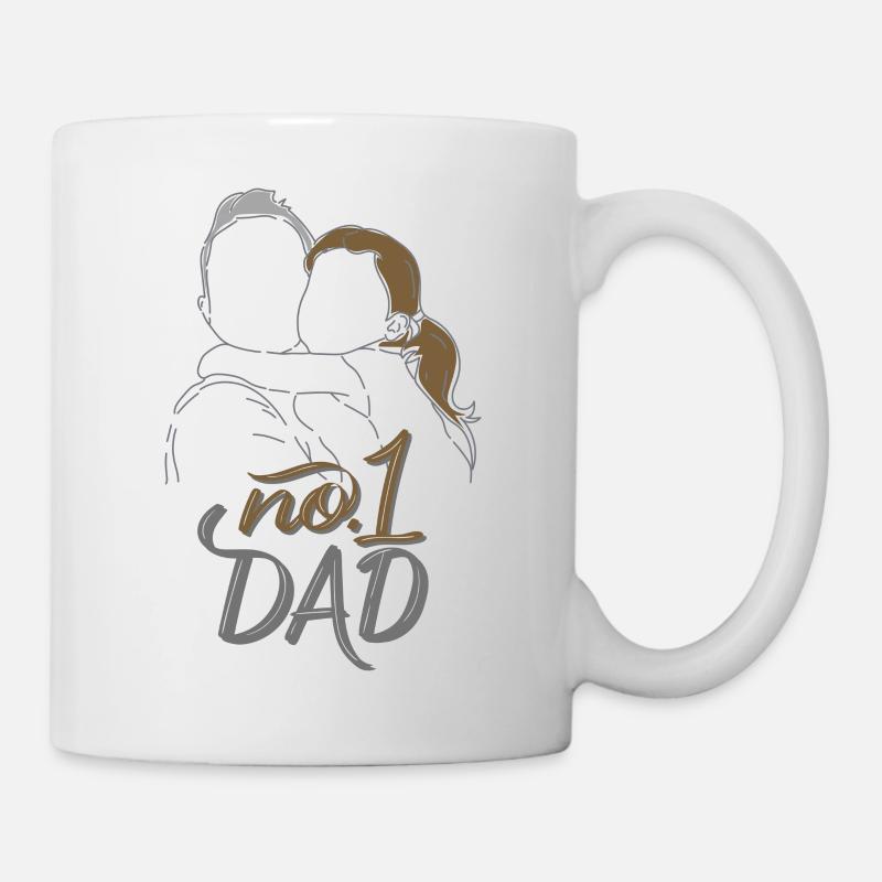 No 1 Dad - Mug - white
