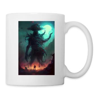 Creepy Demon from Hell - Mug - white - Right