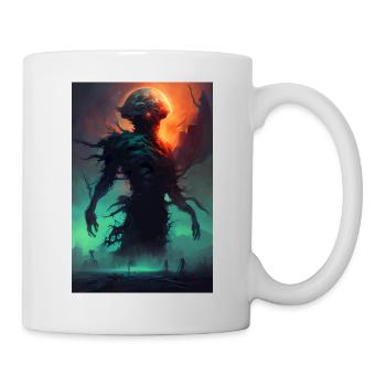 Creepy Demon from Hell - Mug - white - Right