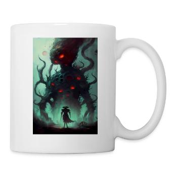 Creepy Demon from Hell - Mug - white - Right