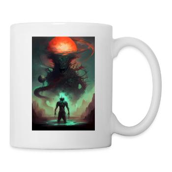 Creepy Demon from Hell - Mug - white - Right