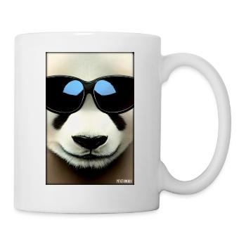 Panda Sunglasses Wildlife Forest Animals Wilderness - Mug - white - Right