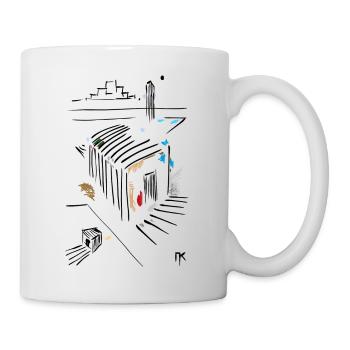 Architecture Nikosmos - Mug blanc - blanc - Droite