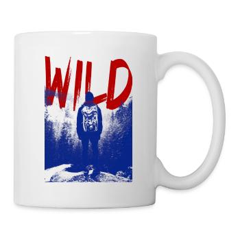 Aventurier sauvage de la nature - Mug blanc - blanc - Droite