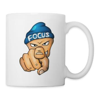 Zeige deinen Focus - Tasse - Weiß - Rechts