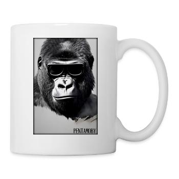 Gorilla Sunglasses Wildlife Forest Animals Wildlife - Mug - white - Right