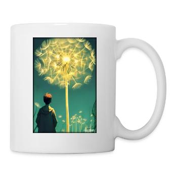Dandelion Dandelion Asteraceae Flower Spring - Mug - white - Right