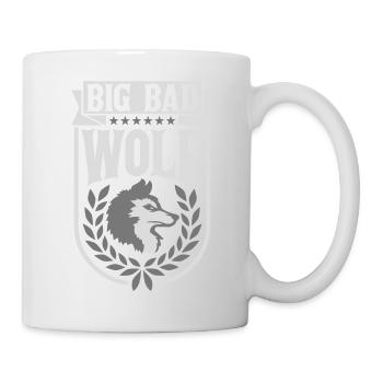 big bad wolf quote - Mug - white - Right