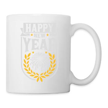 happy new year quote - Mug - white - Right