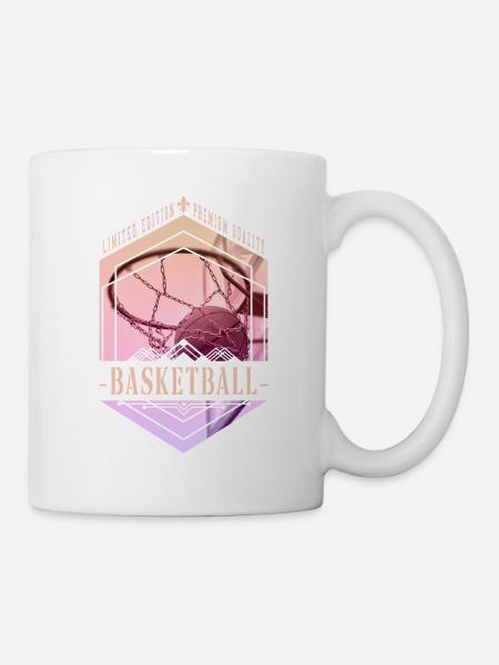 Basketteur Basketteur Basketteur Dunking Sport Fan - Mug blanc - blanc
