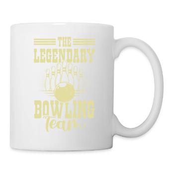 Équipe légendaire de bowling - Mug blanc - blanc - Droite