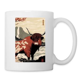 Highland Cattle Ukiyo - Mug - white - Right