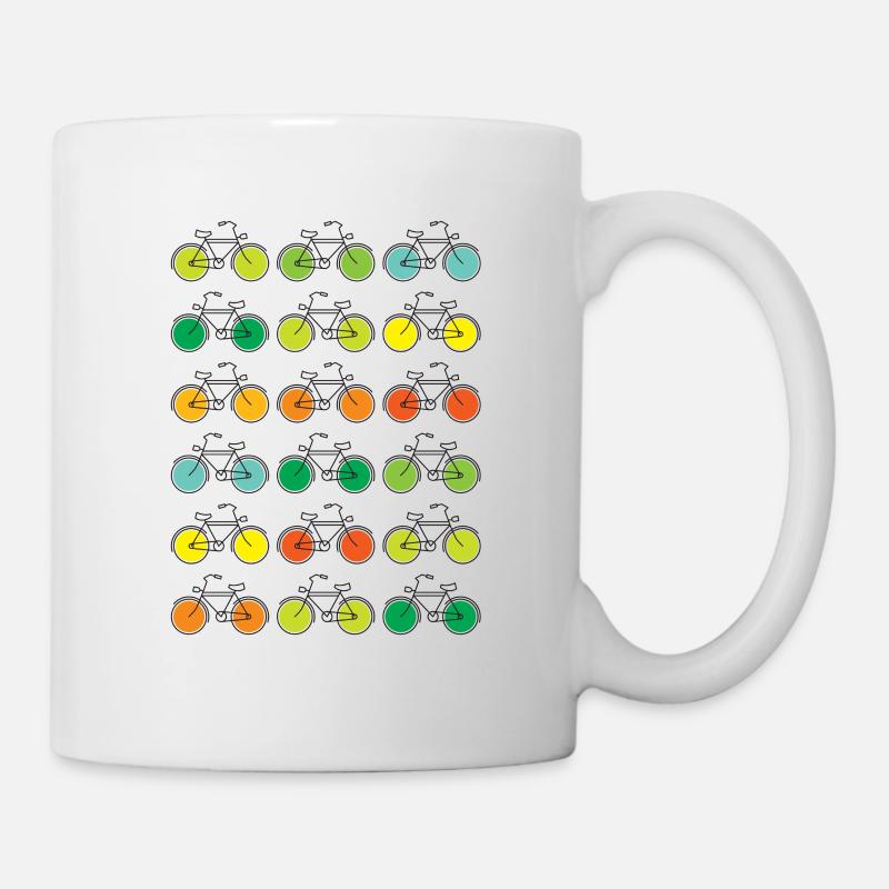 Colorful Bikes - Mug - white