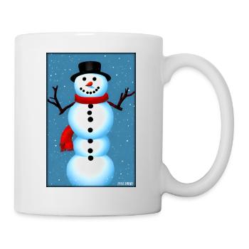 Snowman Snow Winter Christmas Advent - Mug - white - Right