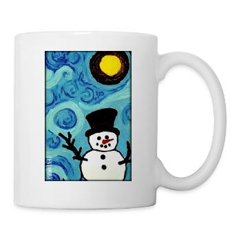 Snowman Snow Winter Christmas Advent - Mug - white - Right