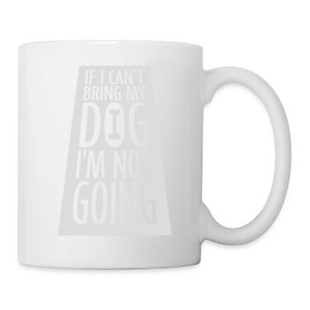 Citation Apportez mon chien - Mug blanc - blanc - Droite
