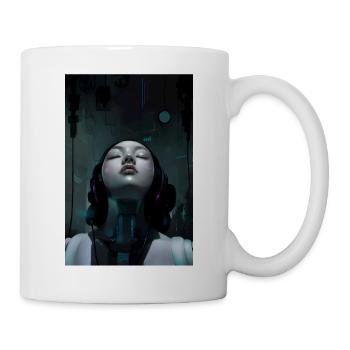 Cyber-Musik - Tasse - Weiß - Rechts