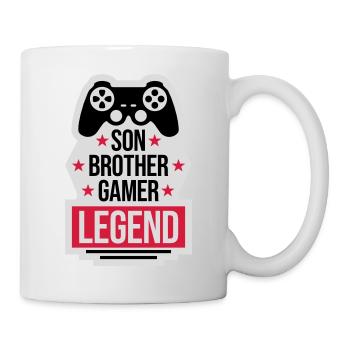 son brother gamer legend - Tasse - Weiß - Rechts