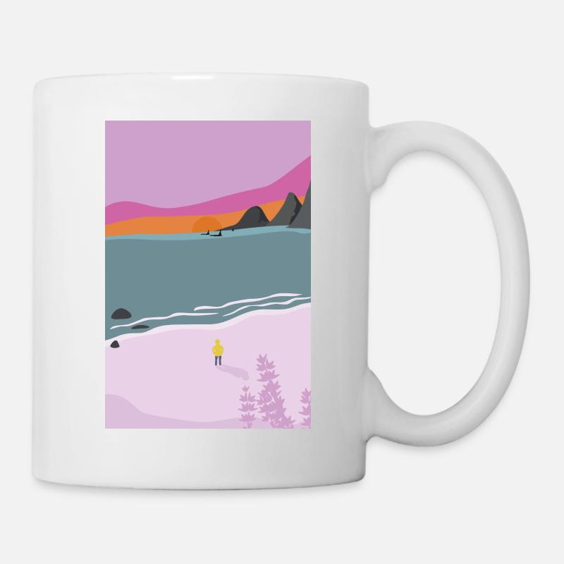 Orques des Lofoten - Mug blanc - blanc