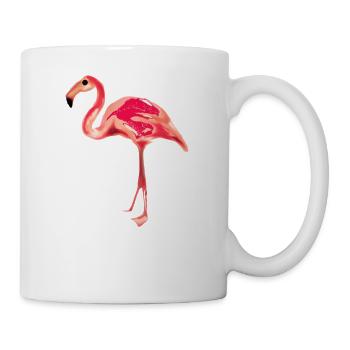 Flamingo gift idea pink pink pink - Mug - white - Right