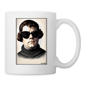 Martin Luther Sunglasses Religion Church - Mug blanc - blanc - Droite