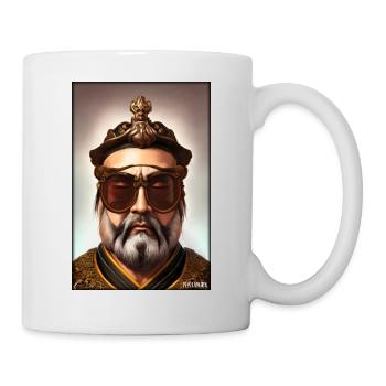 Confucius Sunglasses Philosopher China Asia - Mug - white - Right