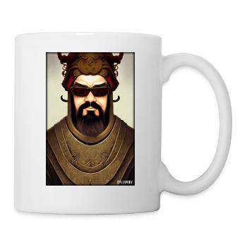 Confucius sunglasses philosopher China Asia - Mug - white - Right