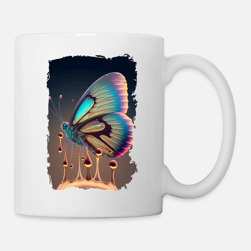 Papillon Fondant - Mug blanc - blanc