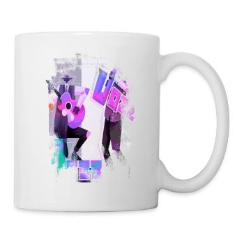 Musik Retro Heavy Metal Hard Rock Punk Vinyl Pop - Tasse - Weiß - Rechts