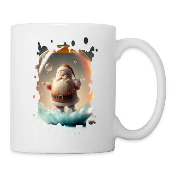 Gelee-Weihnachtsmann - Tasse - Weiß - Rechts