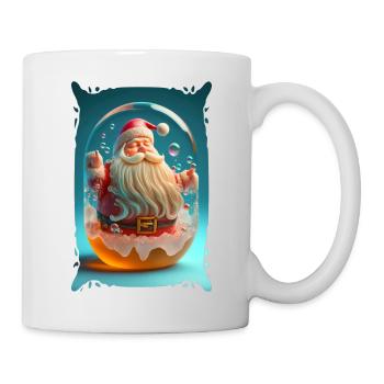 Weihnachtsmann-Gelee - Tasse - Weiß - Rechts
