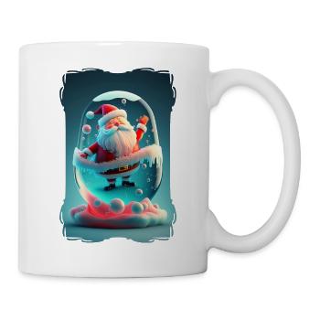 Weihnachtsmann-Gelee - Tasse - Weiß - Rechts