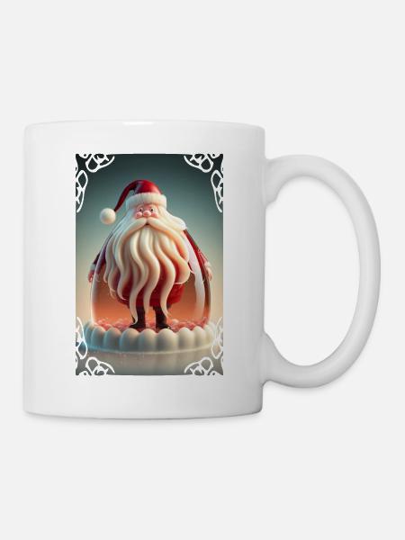 Weihnachtsmann-Gelee - Tasse - Weiß