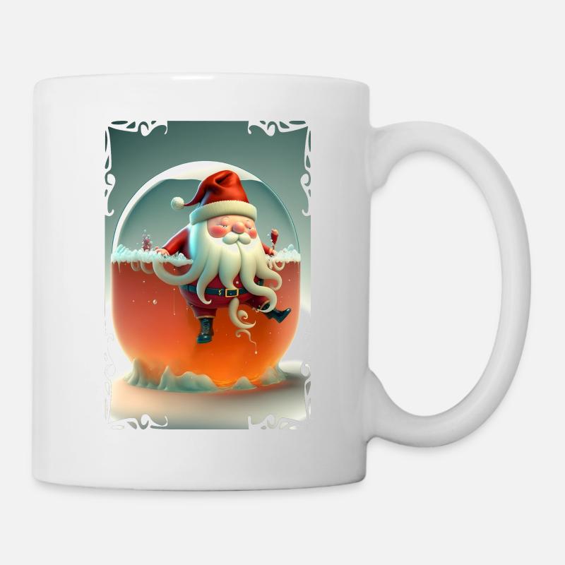Père Noel en Gelée - Mug blanc - blanc