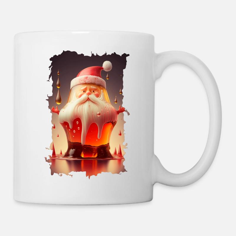 Weihnachtsmann-Gelee - Tasse - Weiß