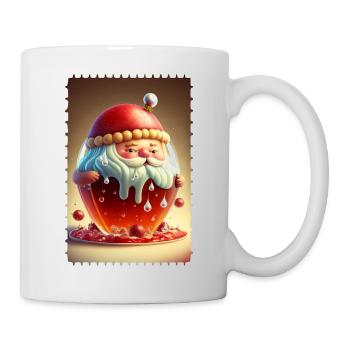 Weihnachtsmann-Gelee - Tasse - Weiß - Rechts