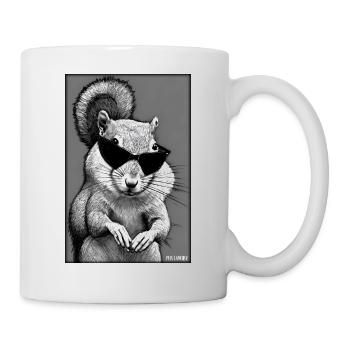 Squirrel Sunglasses Wildlife Forest Animal Forest - Mug - white - Right