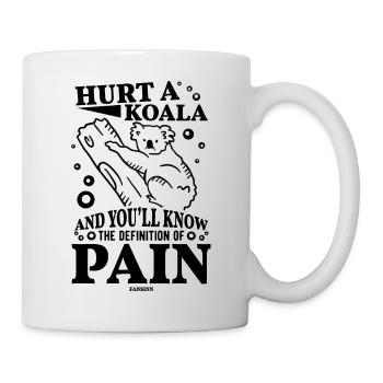 niedlicher Koala aus Australien - Tasse - Weiß - Rechts