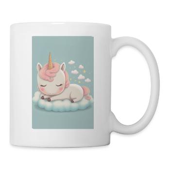 Bébé licorne - Mug blanc - blanc - Droite