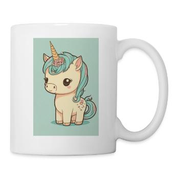 Bébé licorne - Mug blanc - blanc - Droite