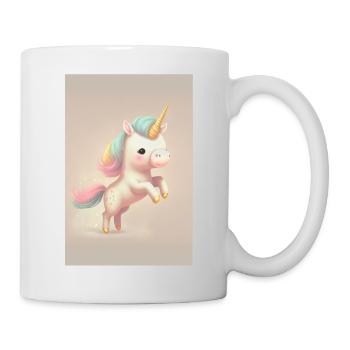 Bébé licorne - Mug blanc - blanc - Droite