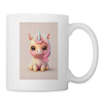 Bébé licorne - Mug blanc - blanc - Droite