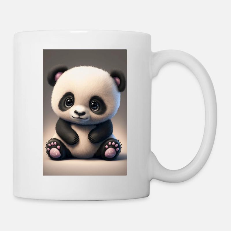 Cute baby panda - Mug - white