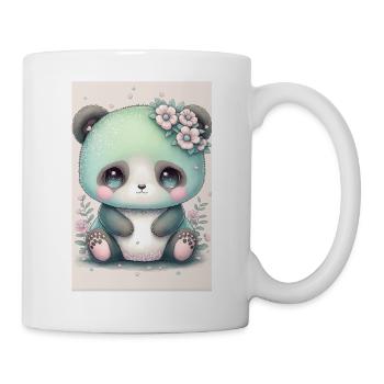 Baby Panda Prinzessin - Tasse - Weiß - Rechts