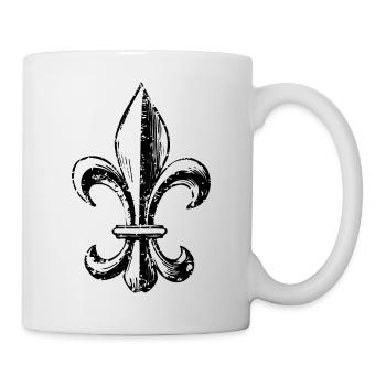 symbol of the lily - Mug - white - Right