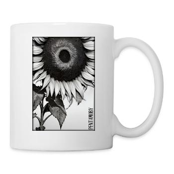 Astéracées de tournesol Fleur Printemps Prairie Verte - Mug blanc - blanc - Droite