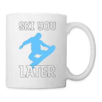 Ski you later gift - Mug - white - Right