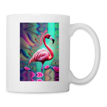 FLAMINGO-PASTELLPASTELLE - Tasse - Weiß - Rechts