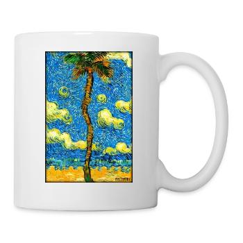 Palm Beach Holiday Summer Sun Sea Travel Holidays - Mug blanc - blanc - Droite